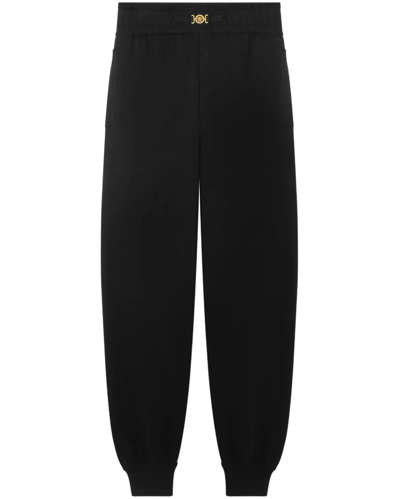 Versace Gestrickte Jogginghose - Schwarz Schwarz