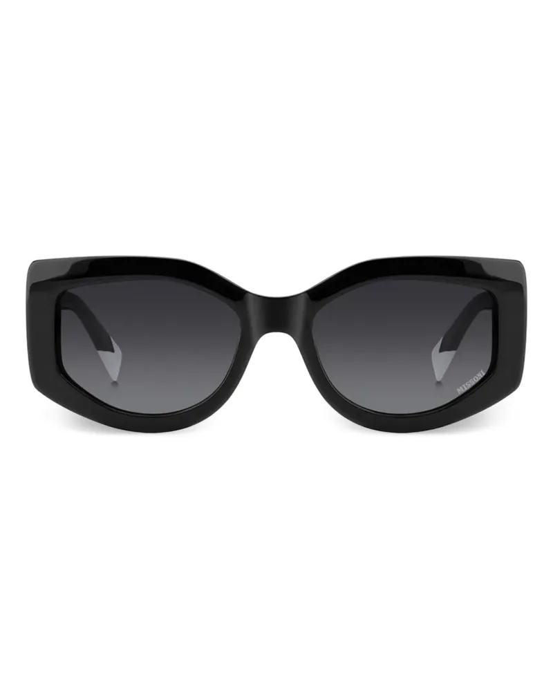 Missoni Sonnenbrille mit Cat-Eye-Gestell - Schwarz Schwarz