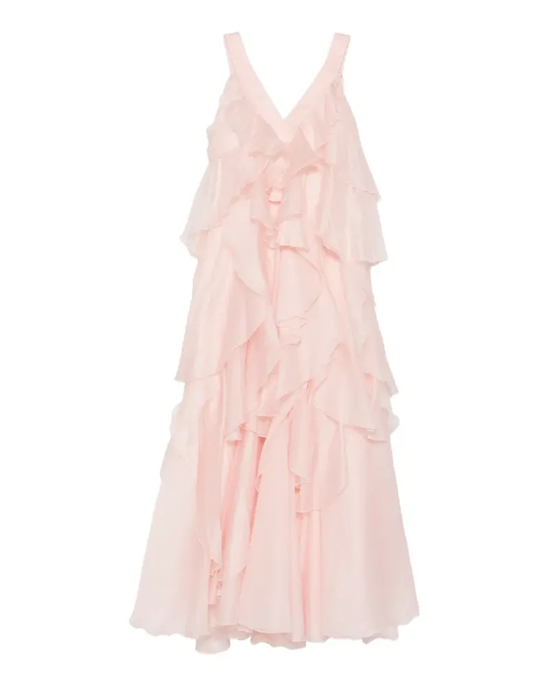 Aje. Athena ruffled gown - Rosa Rosa