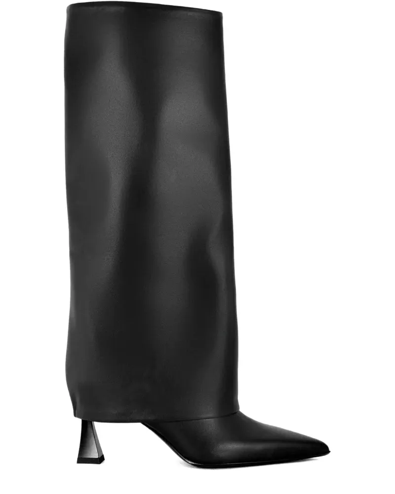 Sergio Levantesi Kniehohe Stiefel 50mm - Schwarz Schwarz