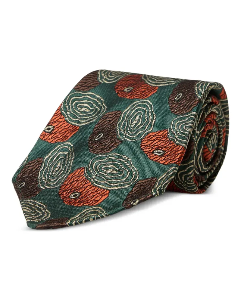 Ralph Lauren Seidenkrawatte aus Jacquard-Gewebe - Grün Grün