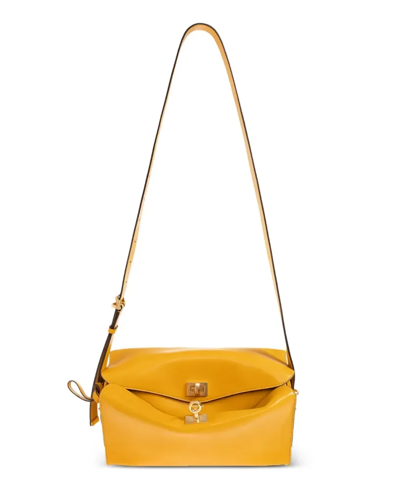 Balenciaga Mittelgroße Le 7 Schultertasche - Orange Orange