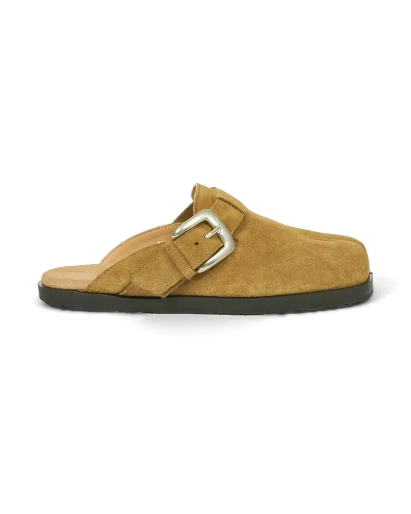 Maison Margiela Tabi buckle-fastening mules - Braun Braun