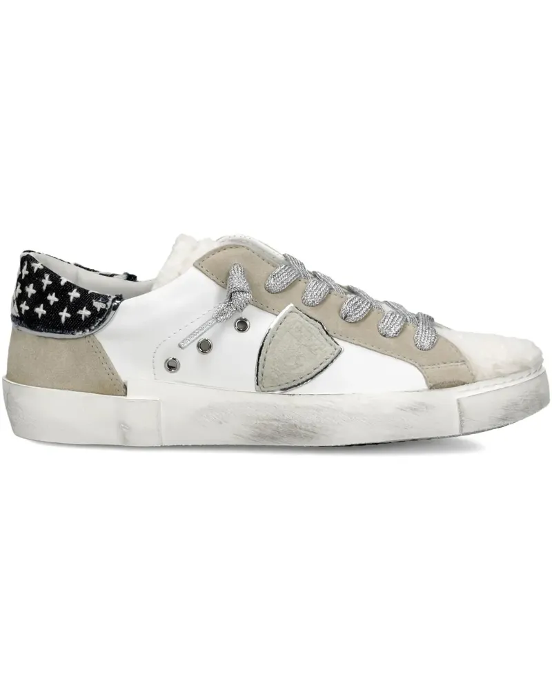 Philippe Model Sneakers mit Einsätzen - Weiß Weiß