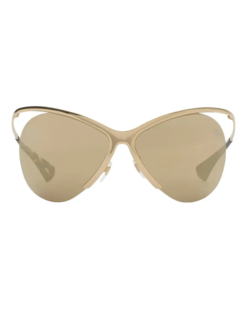 Burberry pilot-frame sunglasses - Gold Gold