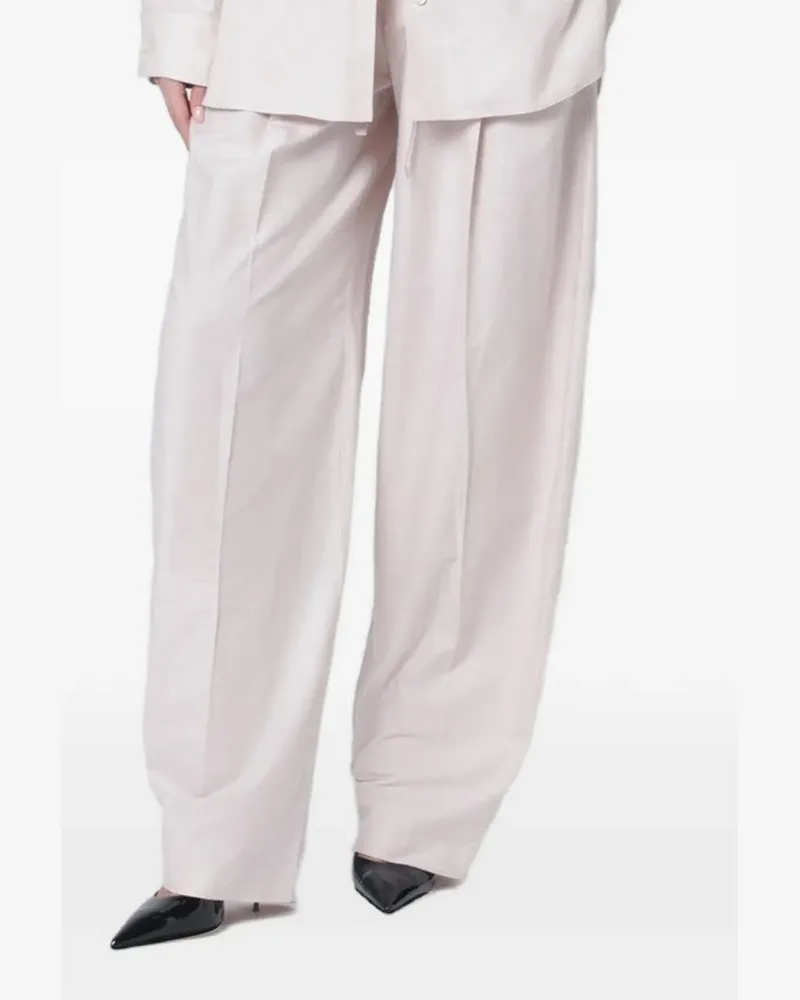 ANDAMANE Set aus Wendela Oversized-Hemd und langer Hose - Nude Nude