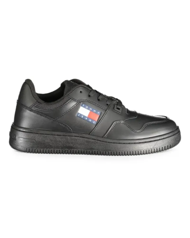 Tommy Hilfiger logo-patch sneakers - Schwarz Schwarz