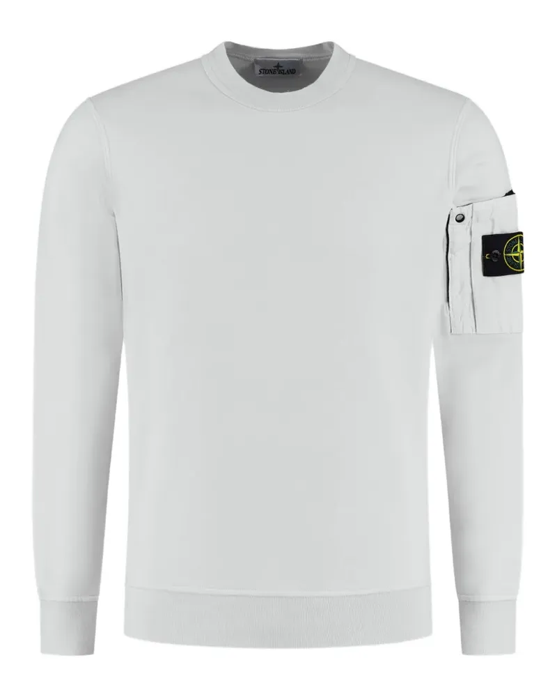Stone Island Sweatshirt mit Logo-Patch - Blau Blau