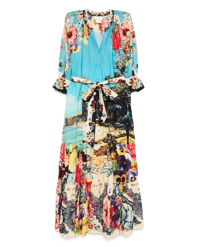 Camilla Bathing Bombshell Hemdkleid - Blau Blau