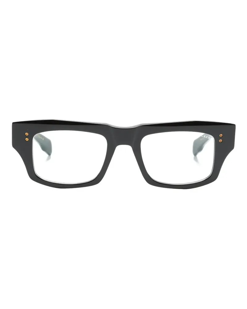 DITA Eckige Cosmohacker Brille - Schwarz Schwarz