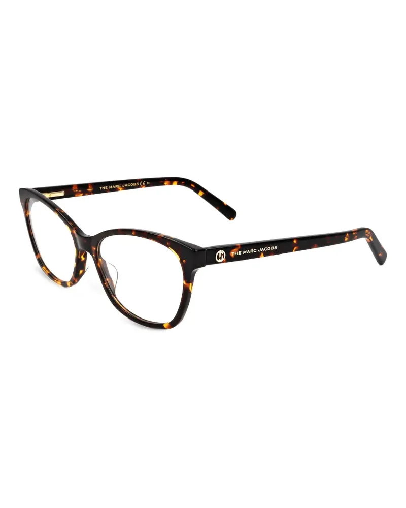 Marc Jacobs Cat-Eye-Brille in Schildpattoptik - Braun Braun