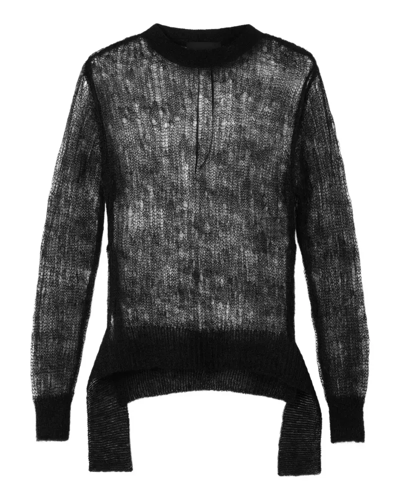 Simone Rocha Pullover mit Schleifendetail - Schwarz Schwarz