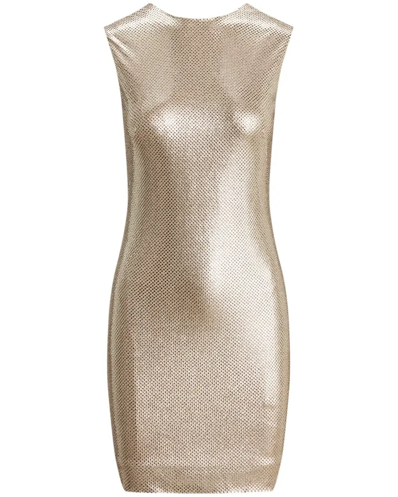 Ralph Lauren Minikleid mit Kristallen - Gold Gold