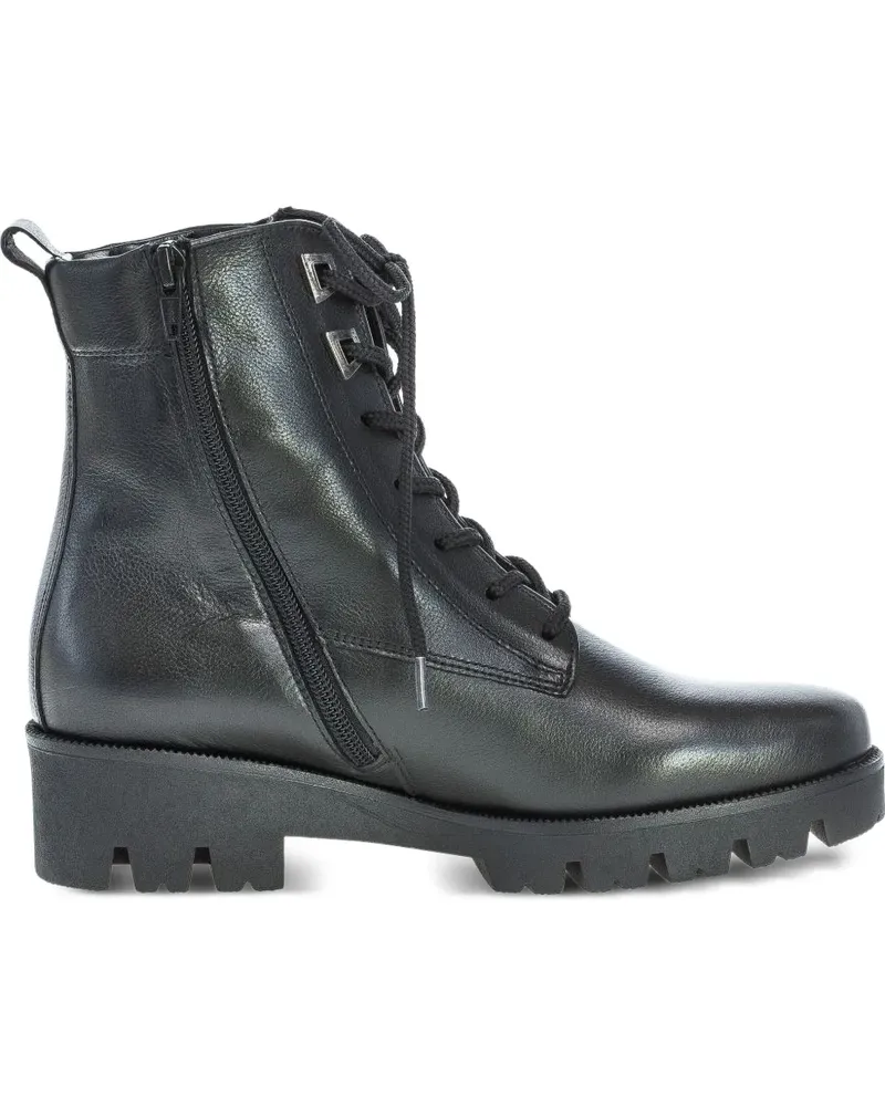 Gabor Davos Bikerstiefel mit dicker Sohle - Schwarz Schwarz