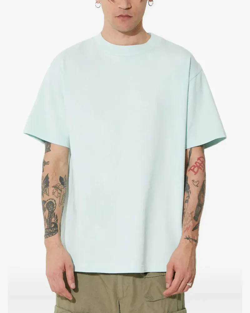 FourTwoFour on Fairfax T-Shirt mit kurzen Ärmeln - Blau Blau