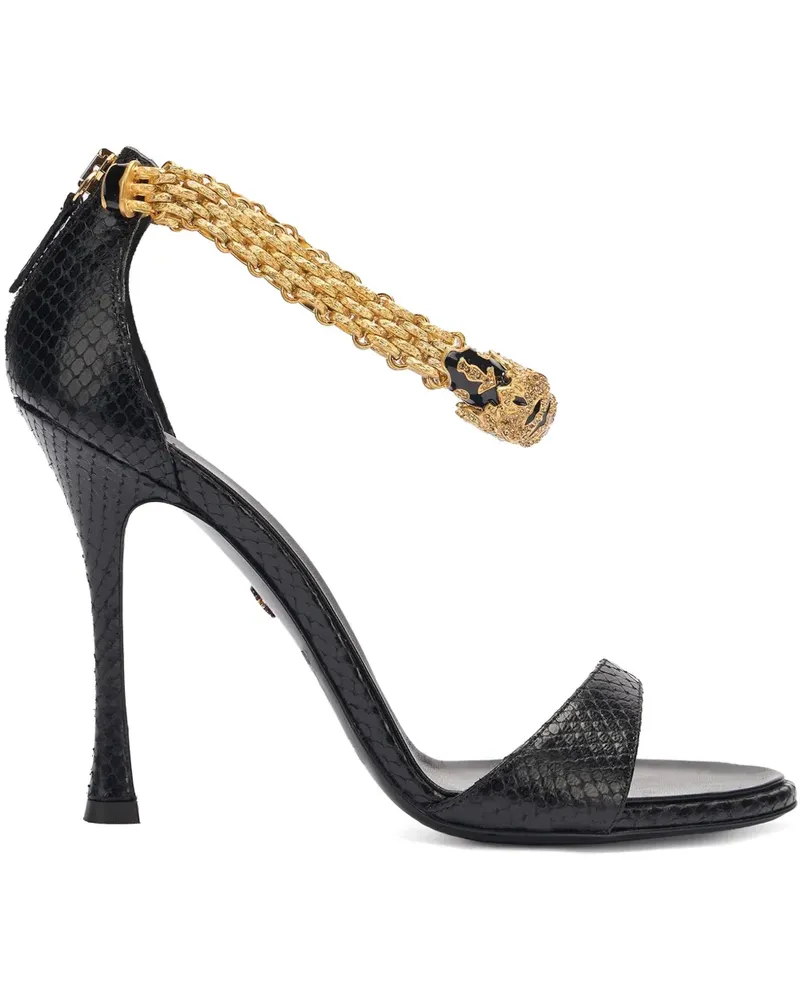 Roberto Cavalli Jewel Tigers Sandalen - Schwarz Schwarz
