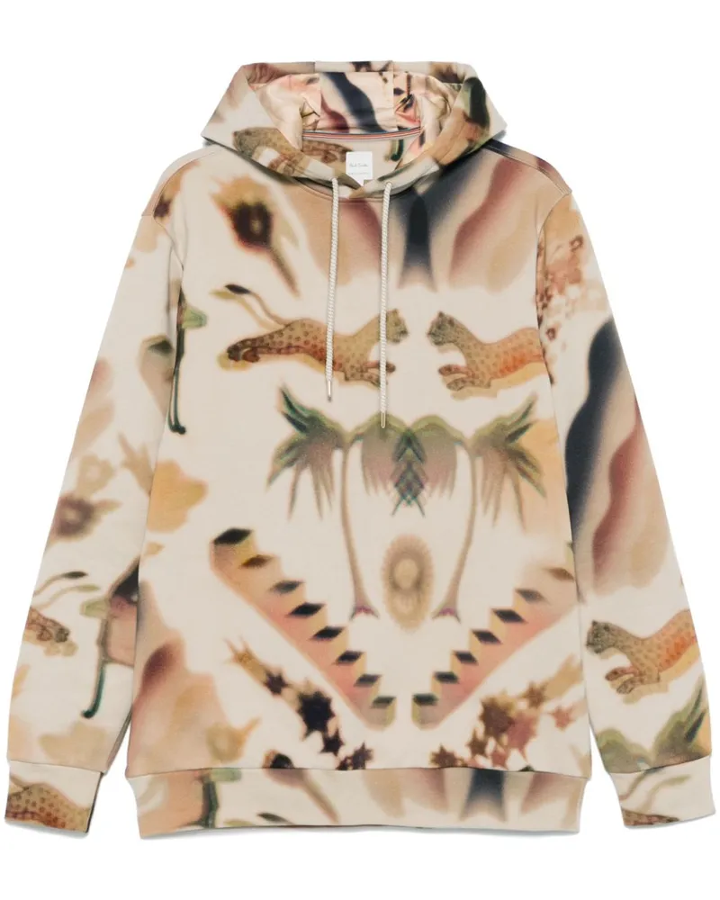 Paul Smith Hoodie mit grafischem Print - Nude Nude
