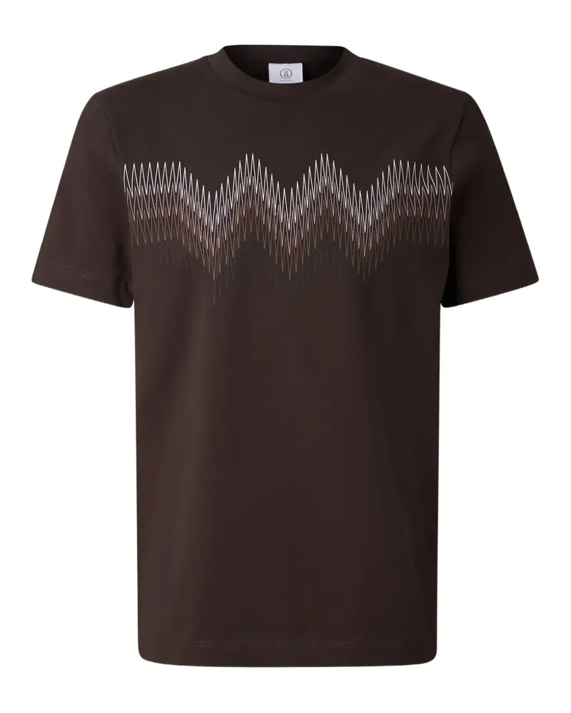 Bogner Ryan T-Shirt mit Logo - Braun Braun