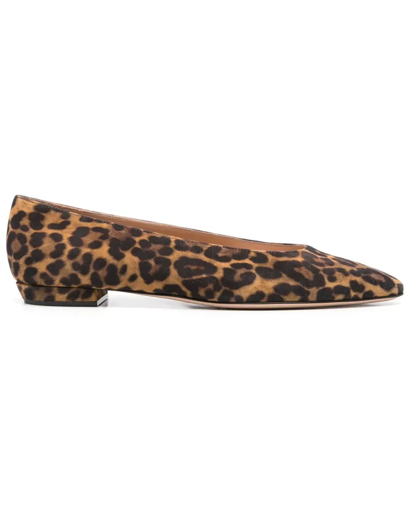 Gianvito Rossi Amelia Ballerinas - Schwarz Schwarz