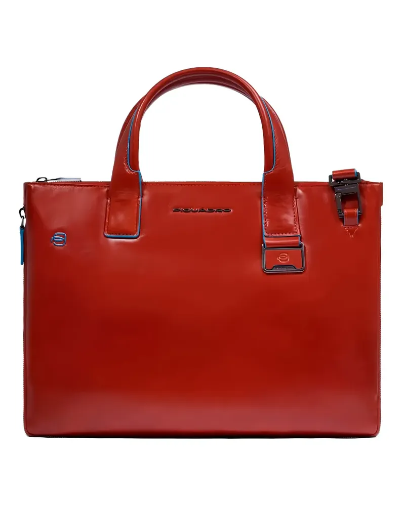 Piquadro top handle laptop bag - Rot Rot