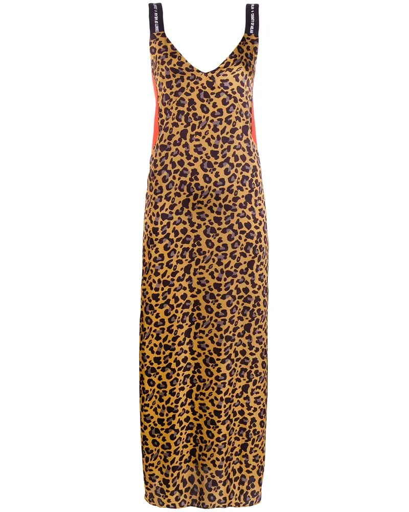 Marcelo Burlon | County of Milan Kleid mit Leoparden-Print - Braun Braun