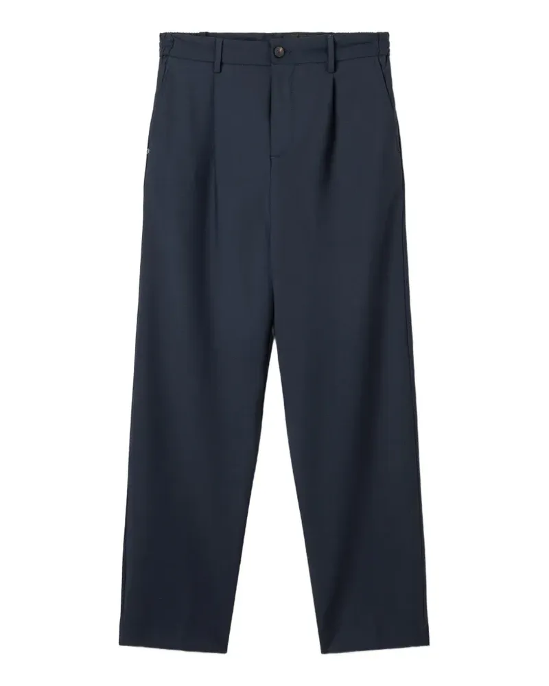 PLAN C Luke Hose mit Falten - Blau Blau