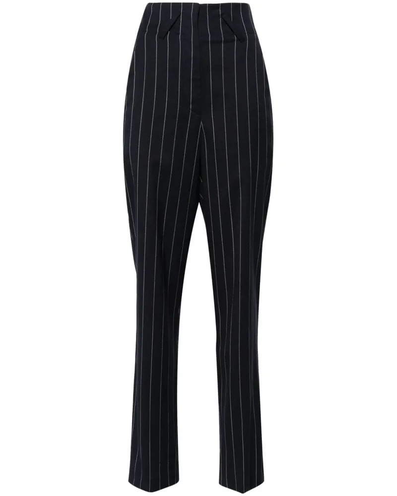 IRO Horacia Tapered-Hose mit Nadelstreifen - Blau Blau