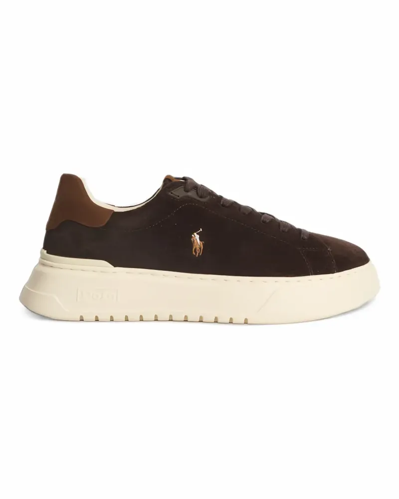 Ralph Lauren Sneakers mit Wildleder-Finish - Braun Braun