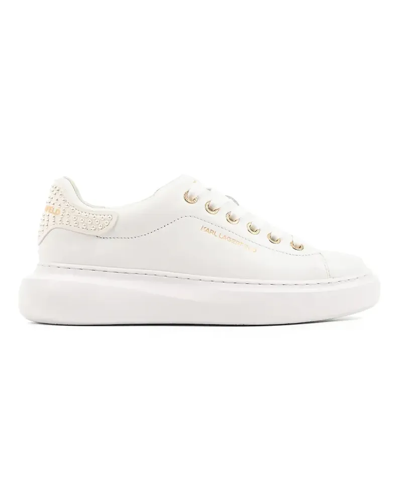 Karl Lagerfeld Kore Sneakers mit dicker Sohle - Weiß Weiß