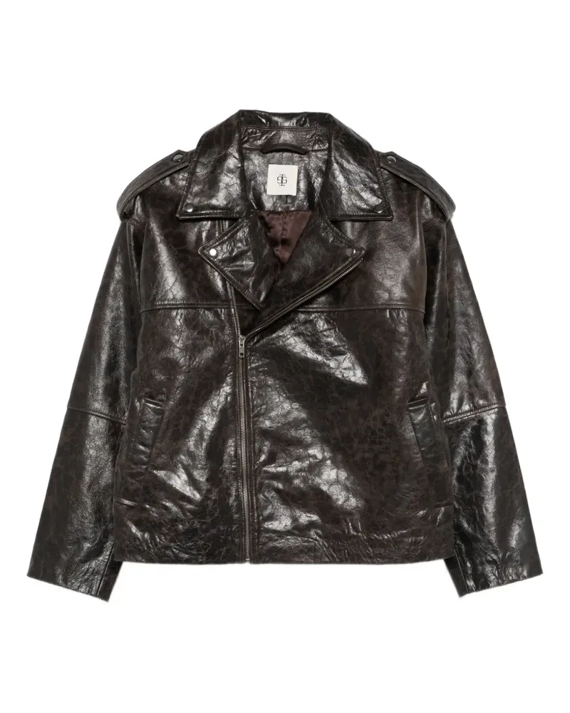 The Garment Margo epaulettes zip jacket - Braun Braun