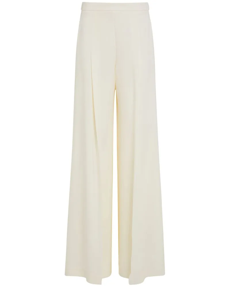 Giambattista Valli Hose mit weitem Bein - Weiß Weiß