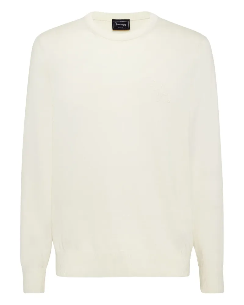 Billionaire Pullover mit Rundhalsausschnitt - Weiß Weiß