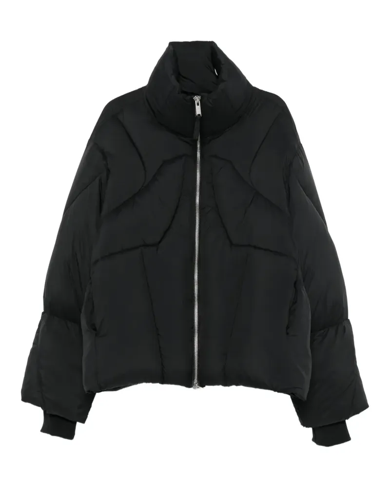 THOM KROM quilted high-neck jacket - Schwarz Schwarz