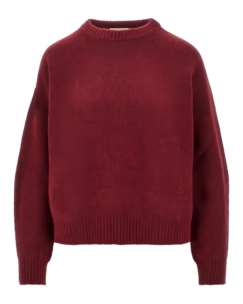 Max Mara alpaca and wool-blend sweater - bordeaux - Rot Rot