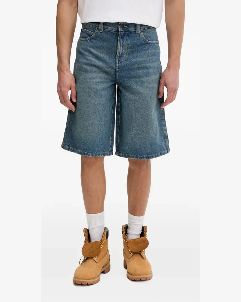 Dickies Ausgeblichene Shorts - Blau Blau