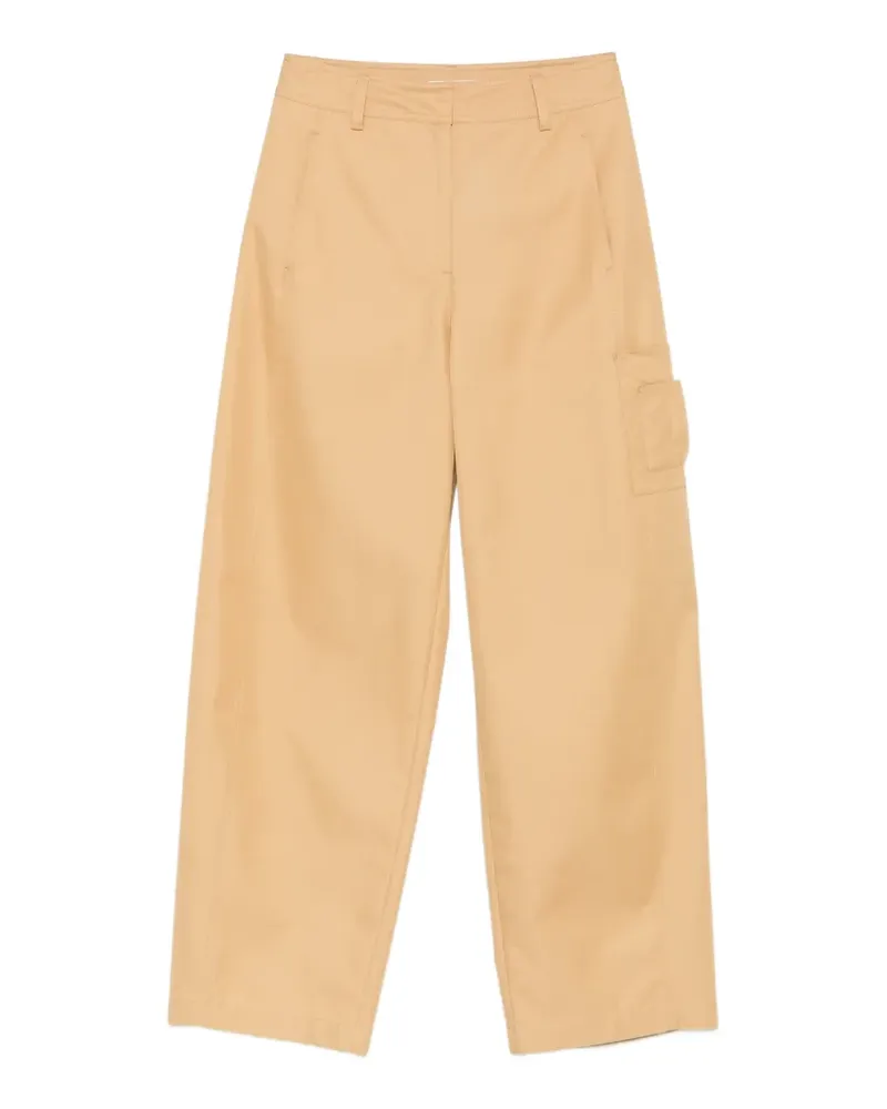 Patrizia Pepe Gerade Hose im Utility-Look - Gelb Gelb