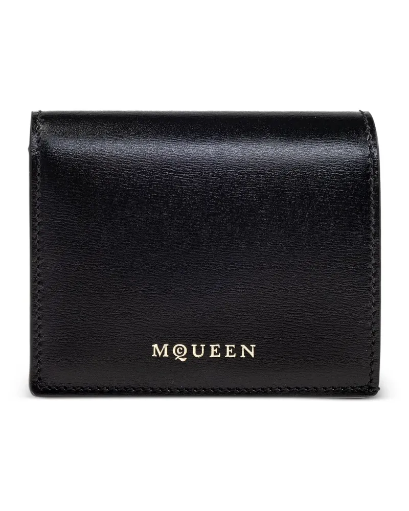 Alexander McQueen Klassisches Portemonnaie - Schwarz Schwarz