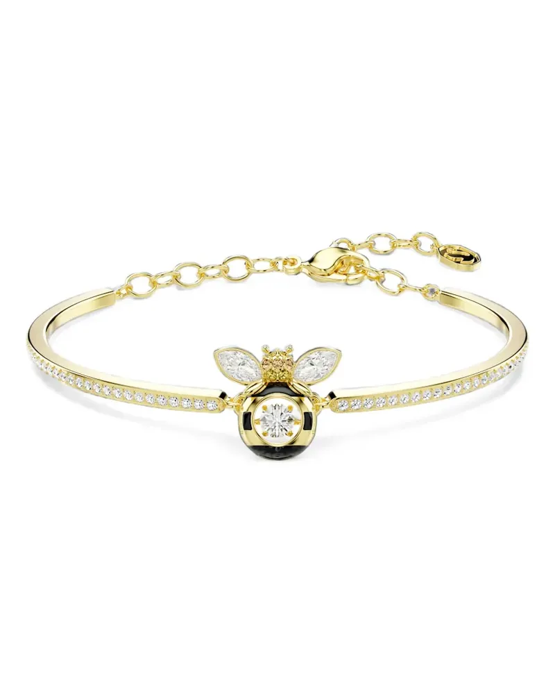 Swarovski Idyllia crystal-embellished bee bracelet - Gold Gold