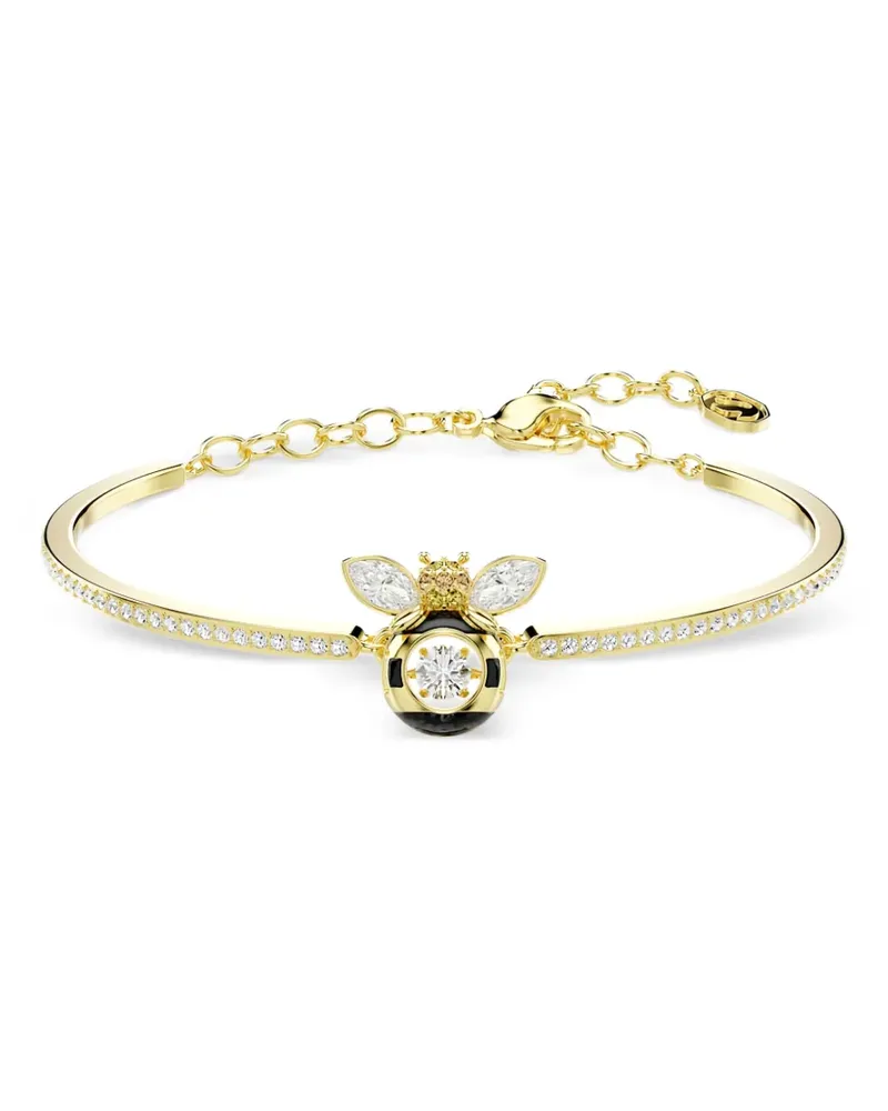 Swarovski Idyllia crystal-embellished bee bracelet - Gold Gold