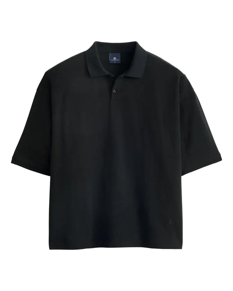Levi's Blue Tab™ cropped polo shirt - Schwarz Schwarz