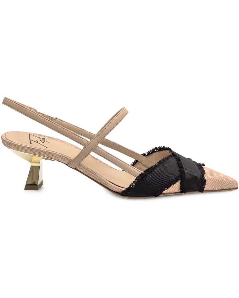 FESTA Milano Ixia Slingback-Pumps - Schwarz Schwarz