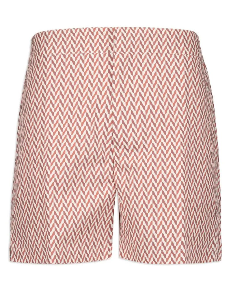 Frescobol Carioca Copacabana Badeshorts - Rot Rot