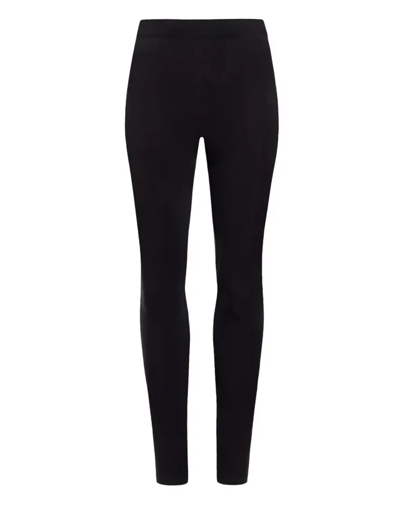 12 STOREEZ Cupro Leggings - Schwarz Schwarz
