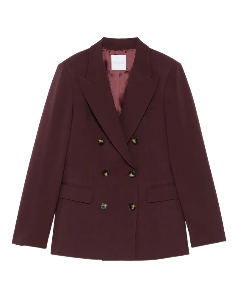 CENERE GB double-breasted peak-lapel blazer - Rot Rot