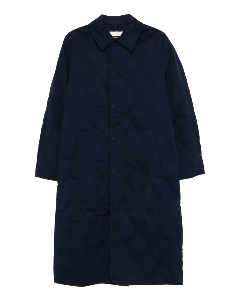 Martine Rose Gesteppter Mantel - Blau Blau