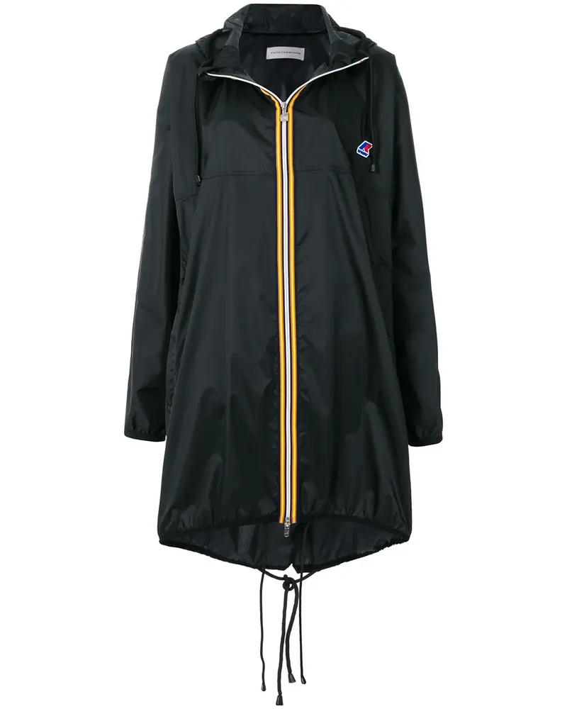 Faith Connexion x K-Way' Oversized-Mantel - Schwarz Schwarz