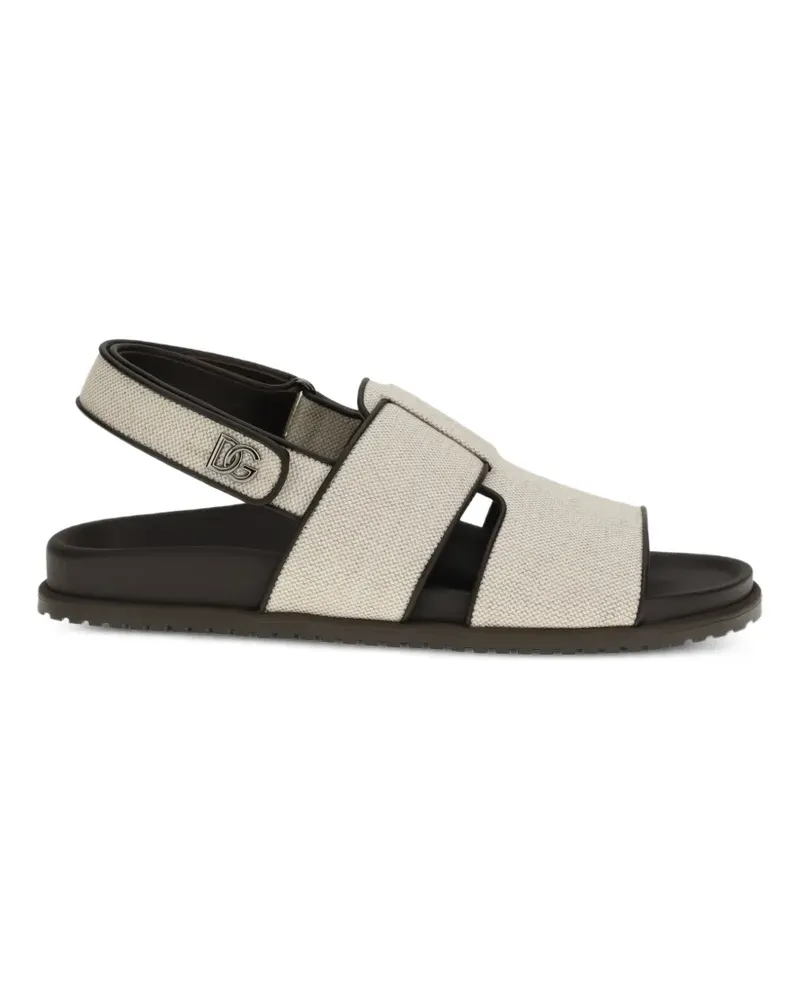 Dolce & Gabbana DG-detail sandals - Nude Nude