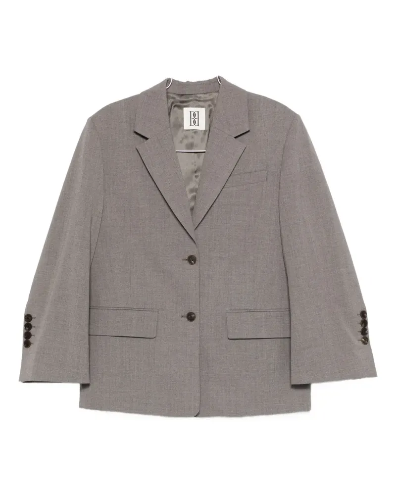 By Malene Birger Liva buttoned blazer - Grau Grau