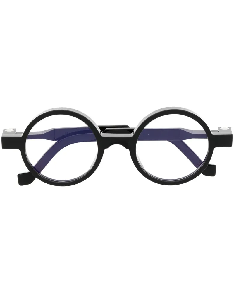 VAVA EYEWEAR WL0015 Brille mit rundem Gestell - Schwarz Schwarz