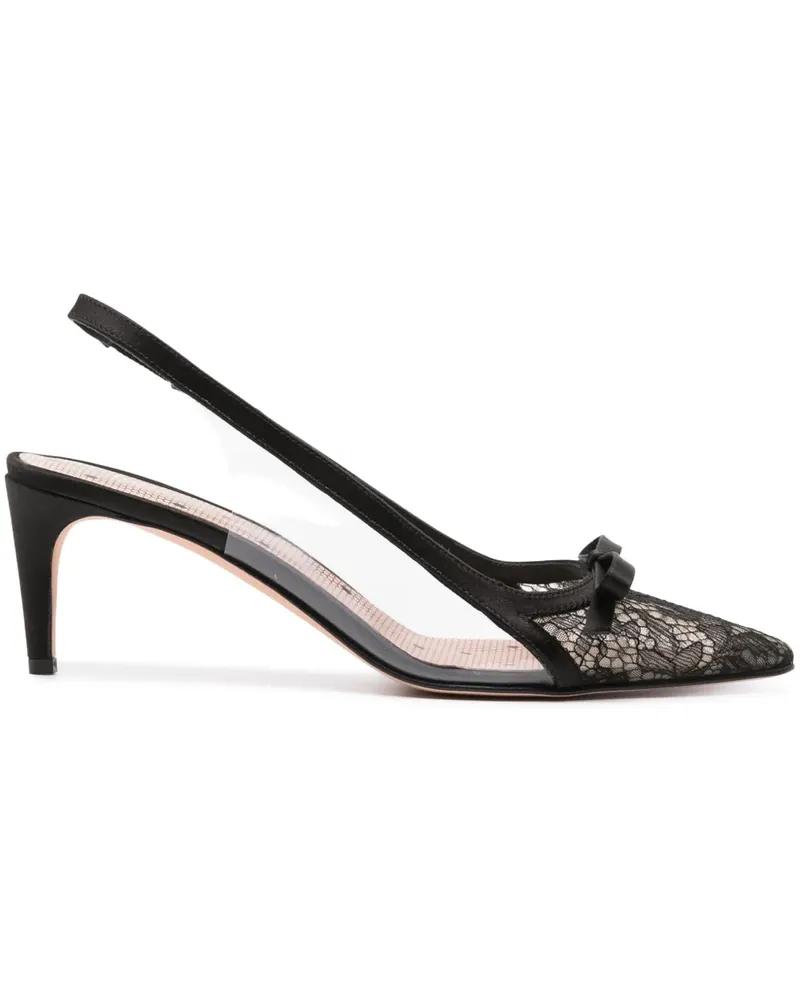 RED Valentino Spitze Sandie Pumps 60mm - Schwarz Schwarz